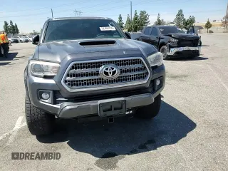 2017 Toyota Tacoma SR5 with VIN 3TMCZ5AN3HM076315, listed as a Copart auction lot 53828955 with 172,923 mi miles and Salvage Title. Bid and sale history available at carsss.com. Image 10.