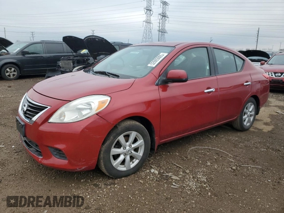 2014 Nissan Versa SV with VIN 3N1CN7AP4EL838953, listed as a Copart auction lot 52693005 with 81,432 mi miles and Clean Title. Bid and sale history available at carsss.com. Image 1.