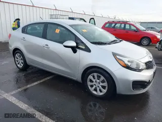 2015 Kia Rio LX with VIN KNADM4A31F6441029, listed as a IAAI auction lot 41371612 with 1 mi miles. Bid and sale history available at carsss.com. Image 1.
