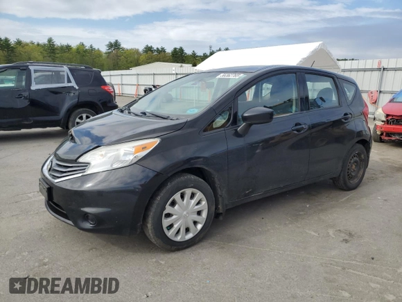 2016 Nissan Note S with VIN 3N1CE2CP7GL374897, listed as a Copart auction lot 56362765 with 186,614 mi miles and Salvage title. Bid and sale history available at DreamBid. Image 1.