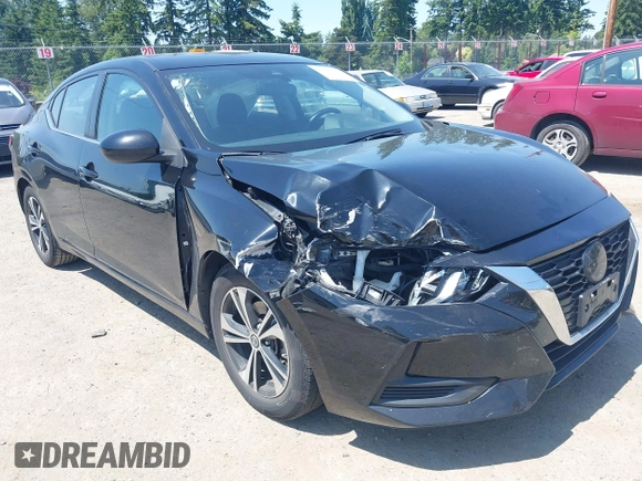 2022 Nissan Sentra SV z VIN 3N1AB8CV0NY256613, wystawiony jako IAAI lot #42440347 z przebiegiem 65 030 mil mil oraz . Historia ofert i sprzedaży dostępna na DreamBid. Obrazek 6.
