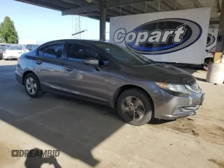 2014 Honda Civic LX z VIN 19XFB2F5XEE206296, wystawiony jako Copart lot #55539145 z przebiegiem 137 556 mil mil oraz Szkoda całkowita • Salvage title. Historia ofert i sprzedaży dostępna na DreamBid. Obrazek 4.