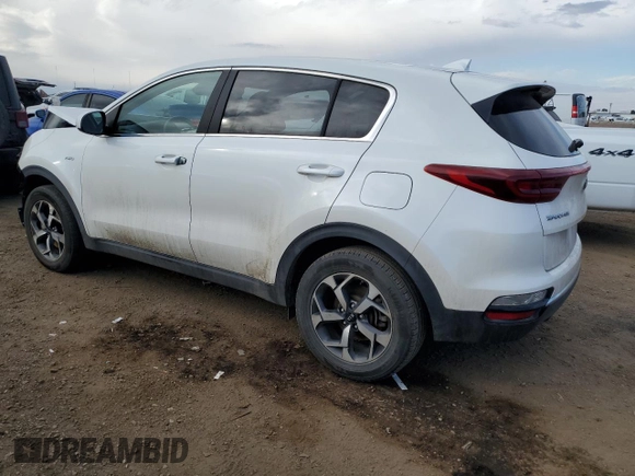 2022 Kia Sportage LX with VIN KNDPMCAC5N7000264, listed as a Copart auction lot 48331525 with 46,509 mi miles and Salvage Title. Bid and sale history available at carsss.com. Image 2.
