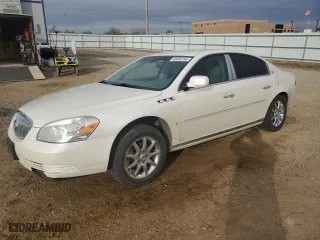 2007 Buick Lucerne V6 CXL with VIN 1G4HD57217U225439, listed as a Copart auction lot 49495785 with 141,402 mi miles and Salvage Title. Bid and sale history available at carsss.com. Image 1.