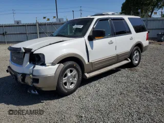2004 Ford Expedition Eddie Bauer with VIN 1FMFU18L84LA80053, listed as a Copart auction lot 58858345 with 103,596 mi miles and Salvage title. Bid and sale history available at DreamBid. Image 1.