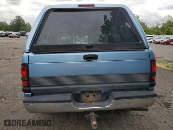 1996 Dodge 1500 с VIN 1B7HC16Z8TS557396, выставлен на аукционе Copart как лот 56996805 с пробегом 128 218 миль миль и Списание • Salvage title. История ставок и продаж доступна на DreamBid. Изображение 6.