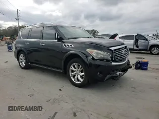 2012 Infiniti QX56 8-passenger with VIN JN8AZ2ND8C9715923, listed as a Copart auction lot 79192944 with 250,177 mi miles and Salvage Title. Bid and sale history available at carsss.com. Image 11.
