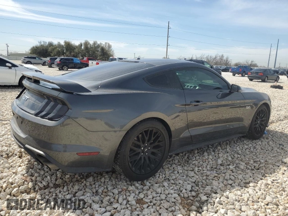2018 Ford Mustang GT with VIN 1FA6P8CF3J5126710, listed as a Copart auction lot 48943465 with 73,372 mi miles and Salvage Title. Bid and sale history available at carsss.com. Image 3.