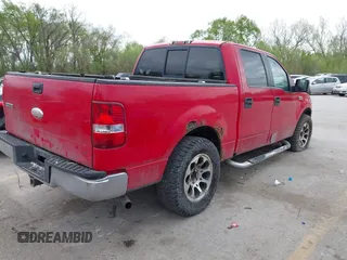 2005 Ford F-150 XLT with VIN 1FTPW12505FB56152, listed as a IAAI auction lot 42034990 with 257,822 mi miles. Bid and sale history available at carsss.com. Image 4.