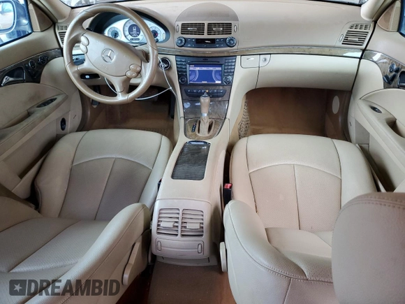2009 Mercedes-Benz E-Class Luxury 3.5L with VIN WDBUF56X09B384525, listed as a Copart auction lot 48592155 with 93,272 mi miles and Salvage Title. Bid and sale history available at carsss.com. Image 8.