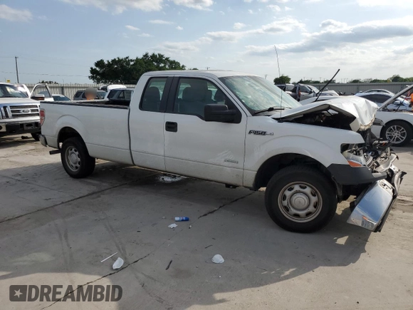 2013 Ford F-150 XL with VIN 1FTFX1CT8DKE03235, listed as a Copart auction lot 53090495 with Not provided miles and Salvage title. Bid and sale history available at DreamBid. Image 4.