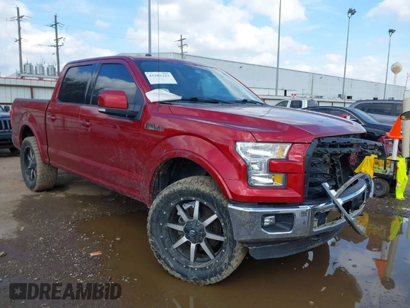 2015 Ford F-150 XLT with VIN 1FTEW1EF0FKD54685, listed as a IAAI auction lot 41503322 with 130,708 mi miles and . Bid and sale history available at DreamBid. Image 1.