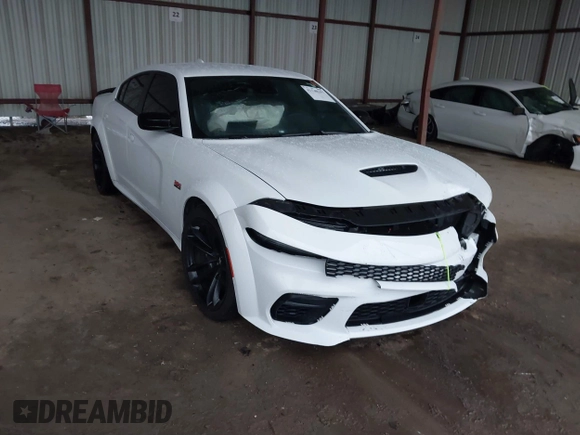 2023 Dodge Charger Scat Pack Widebody with VIN 2C3CDXGJ9PH516473, listed as a IAAI auction lot 41188167 with 38,021 mi miles and . Bid and sale history available at DreamBid. Image 1.