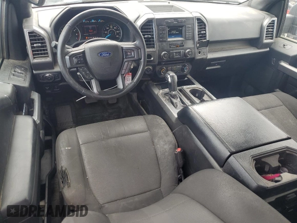 2017 Ford F-150 XL with VIN 1FTEX1CP1HKD89845, listed as a Copart auction lot 50220015 with 140,676 mi miles and Salvage Title. Bid and sale history available at carsss.com. Image 8.