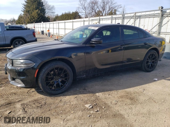 2018 Dodge Charger SXT Plus with VIN 2C3CDXHG4JH125077, listed as a Copart auction lot 46677265 with 114,673 mi miles and Salvage Title. Bid and sale history available at carsss.com. Image 1.