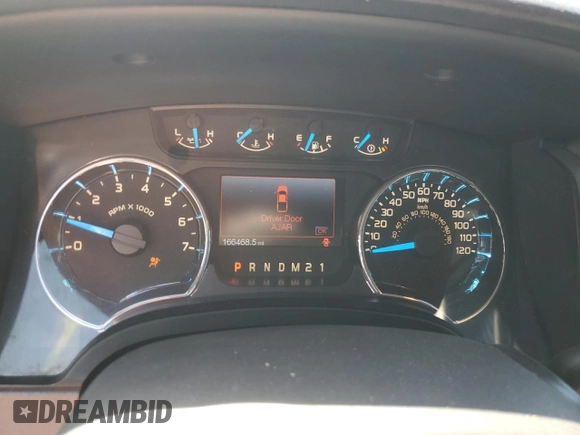 2014 Ford F-150 XL with VIN 1FTFW1CT4EKF14885, listed as a Copart auction lot 49716315 with 166,468 mi miles and Salvage Title. Bid and sale history available at carsss.com. Image 9.
