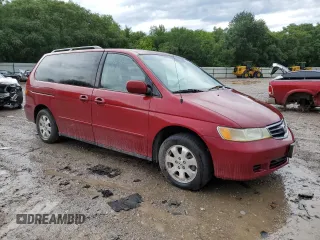 2003 Honda Odyssey EX with VIN 5FNRL18643B129670, listed as a Copart auction lot 85890784 with 222,216 mi miles and Salvage Title. Bid and sale history available at DreamBid. Image 4.