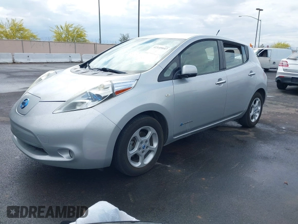 2011 Nissan LEAF SL-e with VIN JN1AZ0CP4BT008934, listed as a IAAI auction lot 42149847 with 103,444 mi miles and . Bid and sale history available at DreamBid. Image 2.