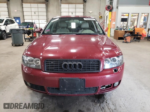 2004 Audi A4 1.8T with VIN WAULC68E64A184445, listed as a Copart auction lot 79249604 with 151,123 mi miles and Clean Title. Bid and sale history available at carsss.com. Image 5.
