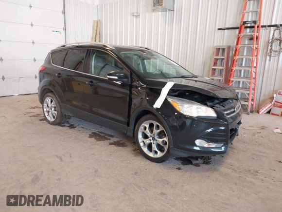 2016 Ford Escape Titanium with VIN 1FMCU0JX3GUB70607, listed as a IAAI auction lot 41727421 with 106,857 mi miles. Bid and sale history available at carsss.com. Image 1.