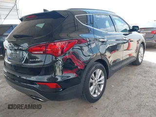 2018 Hyundai Santa Fe 2.0T with VIN 5XYZU4LA9JG536741, listed as a IAAI auction lot 42160866 with 86,356 mi miles and . Bid and sale history available at DreamBid. Image 4.
