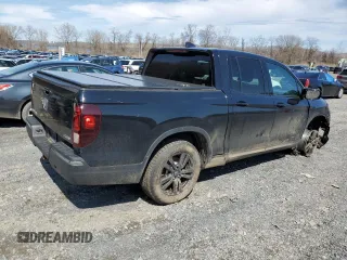 2020 Honda Ridgeline Sport with VIN 5FPYK3F16LB019969, listed as a Copart auction lot 52697765 with 110,170 mi miles and Salvage title. Bid and sale history available at DreamBid. Image 3.