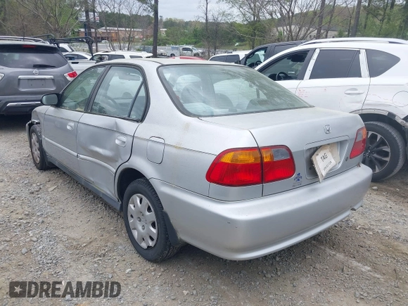 2000 Honda Civic VP with VIN 2HGEJ6611YH524336, listed as a IAAI auction lot 41957499 with 160,638 mi miles. Bid and sale history available at carsss.com. Image 3.