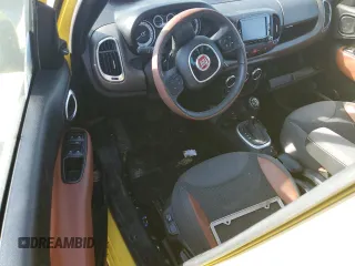 2014 FIAT 500L Trekking with VIN ZFBCFADH8EZ013585, listed as a Copart auction lot 76193764 with 0 mi miles and Salvage Title. Bid and sale history available at carsss.com. Image 8.