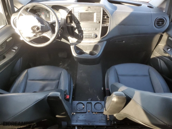 2019 Mercedes-Benz Metris Cargo Van with VIN WD3PG2EA0K3607115, listed as a Copart auction lot 42304145 with 130,615 mi miles and Salvage Title. Bid and sale history available at carsss.com. Image 8.