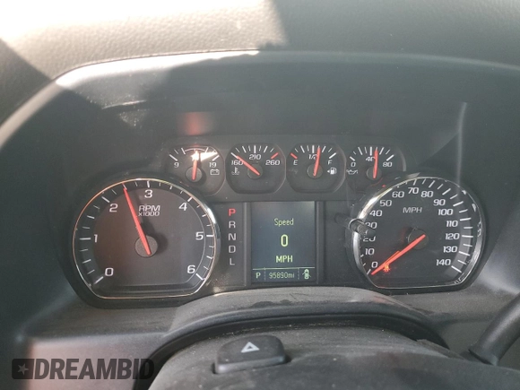 2018 Chevrolet Silverado 1500 Work Truck with VIN 1GCRCNEHXJZ329151, listed as a Copart auction lot 42124075 with 95,890 mi miles and Salvage Title. Bid and sale history available at carsss.com. Image 9.