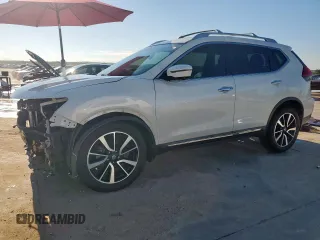 2017 Nissan Rogue SL with VIN 5N1AT2MV9HC857498, listed as a Copart auction lot 55863225 with 115,129 mi miles and Clean title. Bid and sale history available at DreamBid. Image 1.