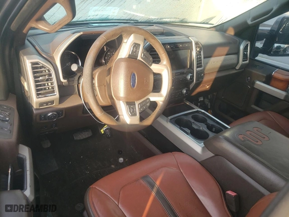 2018 Ford Super Duty F-350 SRW XL with VIN 1FT8W3BT0JEB26387, listed as a Copart auction lot 43755245 with NaN miles and Salvage Title. Bid and sale history available at carsss.com. Image 8.