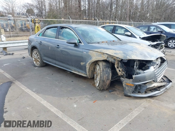 2019 Audi A4 Premium Plus with VIN WAUENAF46KN018769, listed as a IAAI auction lot 41418569 with 90,640 mi miles. Bid and sale history available at carsss.com. Image 12.