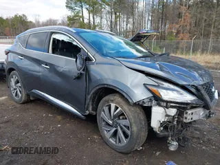 2020 Nissan Murano SL z VIN 5N1AZ2CJ6LN129776, wystawiony jako IAAI lot #41551297 z przebiegiem 88 215 mil mil oraz . Historia ofert i sprzedaży dostępna na DreamBid. Obrazek 1.