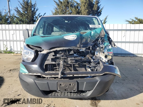 2019 Ford Transit Cargo with VIN 1FTYE1YG5KKA00286, listed as a Copart auction lot 74486154 with Not Provided miles and Salvage Title. Bid and sale history available at DreamBid. Image 5.