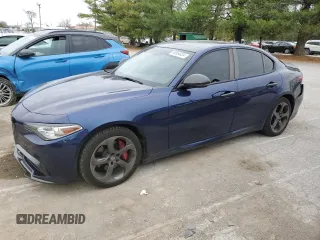 2017 Alfa Romeo Giulia with VIN ZARFAEDN4H7542110, listed as a Copart auction lot 80654484 with 75,584 mi miles and Non repairable. Bid and sale history available at DreamBid. Image 1.