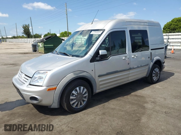 2013 Ford Transit Connect XLT with VIN NM0KS9BN8DT126995, listed as a Copart auction lot 57993055 with 120,842 mi miles and Salvage title. Bid and sale history available at DreamBid. Image 1.
