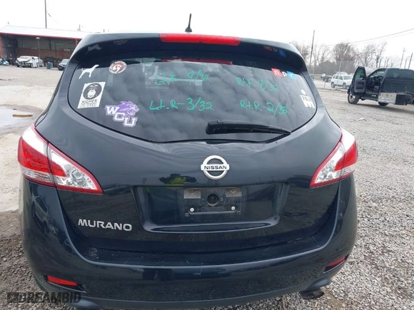 2014 Nissan Murano S with VIN JN8AZ1MU2EW402544, listed as a IAAI auction lot 41732067 with 148,773 mi miles. Bid and sale history available at carsss.com. Image 16.