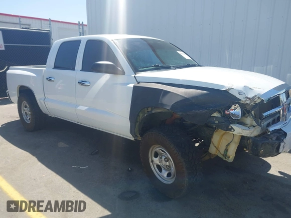 2006 Dodge Dakota ST with VIN 1D7HE28K46S706686, listed as a IAAI auction lot 41823876 with 89,685 mi miles and . Bid and sale history available at carsss.com. Image 1.
