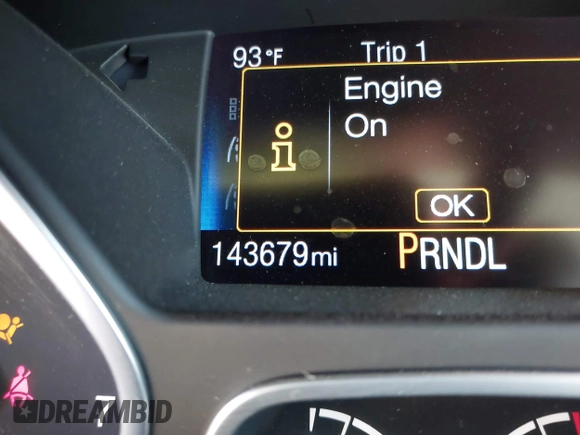 2016 Ford Focus SE with VIN 1FADP3F23GL392347, listed as a IAAI auction lot 39951722 with 143,679 mi miles. Bid and sale history available at carsss.com. Image 7.
