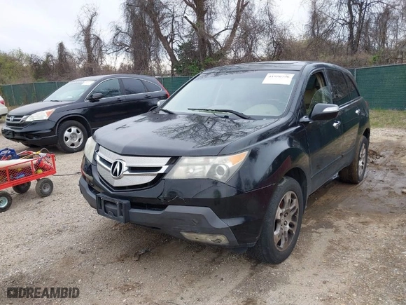 2009 Acura MDX Tech Pkg with VIN 2HNYD28649H505165, listed as a IAAI auction lot 41956746 with 193,327 mi miles. Bid and sale history available at carsss.com. Image 6.