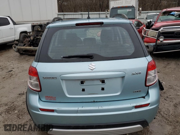 2009 Suzuki SX4 Man AWD with VIN JS2YB413796204498, listed as a Copart auction lot 84153634 with 137,095 mi miles and Salvage Title. Bid and sale history available at carsss.com. Image 6.