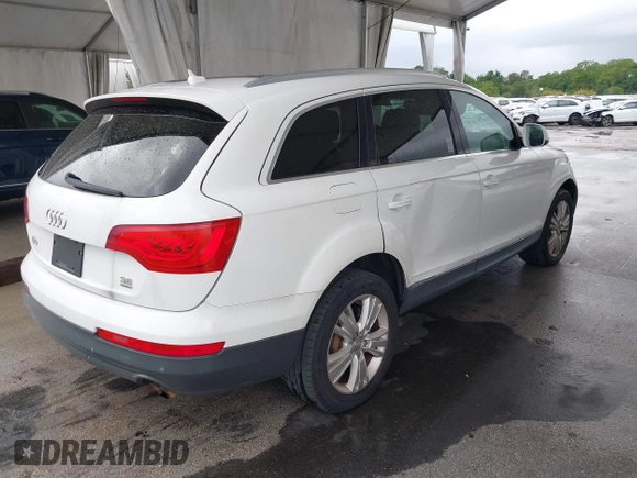 2010 Audi Q7 Premium Plus with VIN WA1LYAFE6AD007604, listed as a IAAI auction lot 41955633 with 240,433 mi miles and . Bid and sale history available at DreamBid. Image 4.