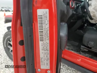 2018 Jeep Wrangler Rubicon with VIN 1C4HJXCG9JW255648, listed as a Copart auction lot 87134384 with Not provided miles and Salvage title. Bid and sale history available at DreamBid. Image 13.