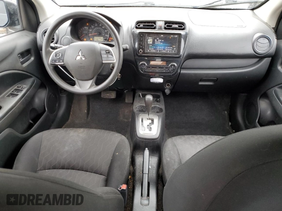 2022 Mitsubishi Mirage ES with VIN ML32AUHJ2NH005710, listed as a Copart auction lot 57779605 with 57,677 mi miles and Salvage title. Bid and sale history available at DreamBid. Image 8.