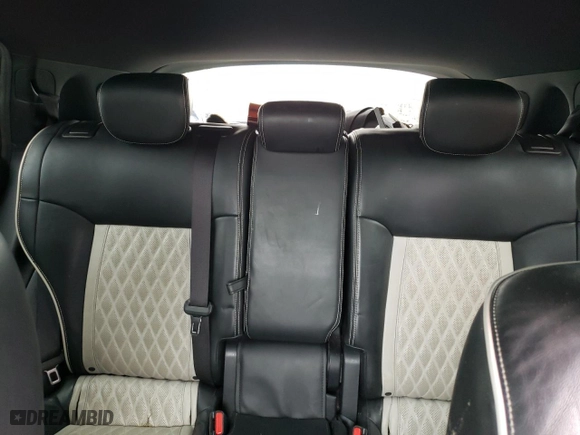 2017 Infiniti QX70 with VIN JN8CS1MU1HM143736, listed as a Copart auction lot 54896834 with 126,983 mi miles and Salvage Title. Bid and sale history available at carsss.com. Image 10.