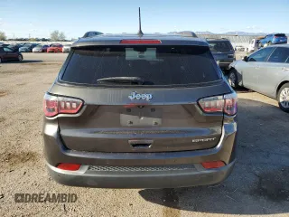 2018 Jeep Compass Sport with VIN 3C4NJCAB7JT250795, listed as a Copart auction lot 48939925 with 144,823 mi miles and Salvage Title. Bid and sale history available at carsss.com. Image 6.