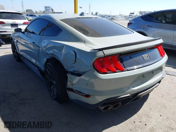 2021 Ford Mustang Mach 1 with VIN 1FA6P8R08M5550536, listed as a IAAI auction lot 41664249 with 19,006 mi miles and . Bid and sale history available at DreamBid. Image 3.