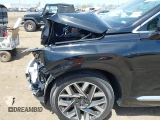 2023 Hyundai Santa Fe Calligraphy z VIN 5NMS54AL2PH607408, wystawiony jako IAAI lot #42094479 z przebiegiem 28 525 mil mil oraz . Historia ofert i sprzedaży dostępna na DreamBid. Obrazek 6.