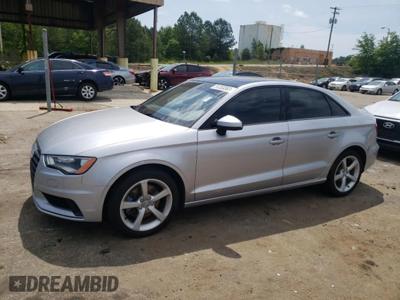 2015 Audi S3 2.0T Premium Plus with VIN WAUBFGFFXF1045880, listed as a Copart auction lot 51253383 with 99,734 mi miles. Bid and sale history available at carsss.com. Image 1.